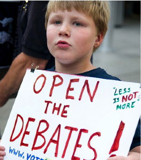 open the debates